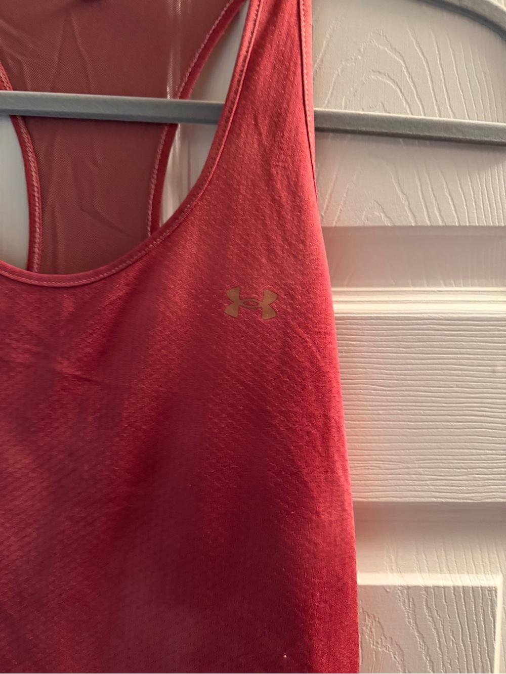 LG Red Racerback Athletic Tank Top - Picture 2 of 4